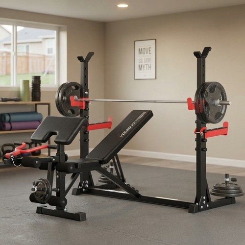 Heavy duty bench - press, rack